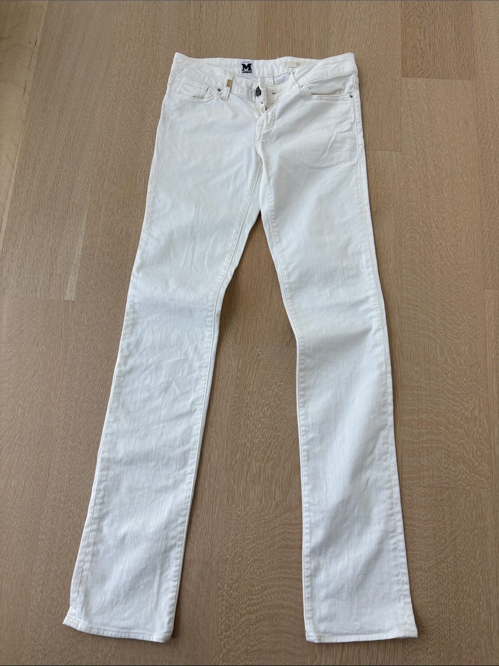 Missoni white jeans size 28 style is Linda straight leg guc